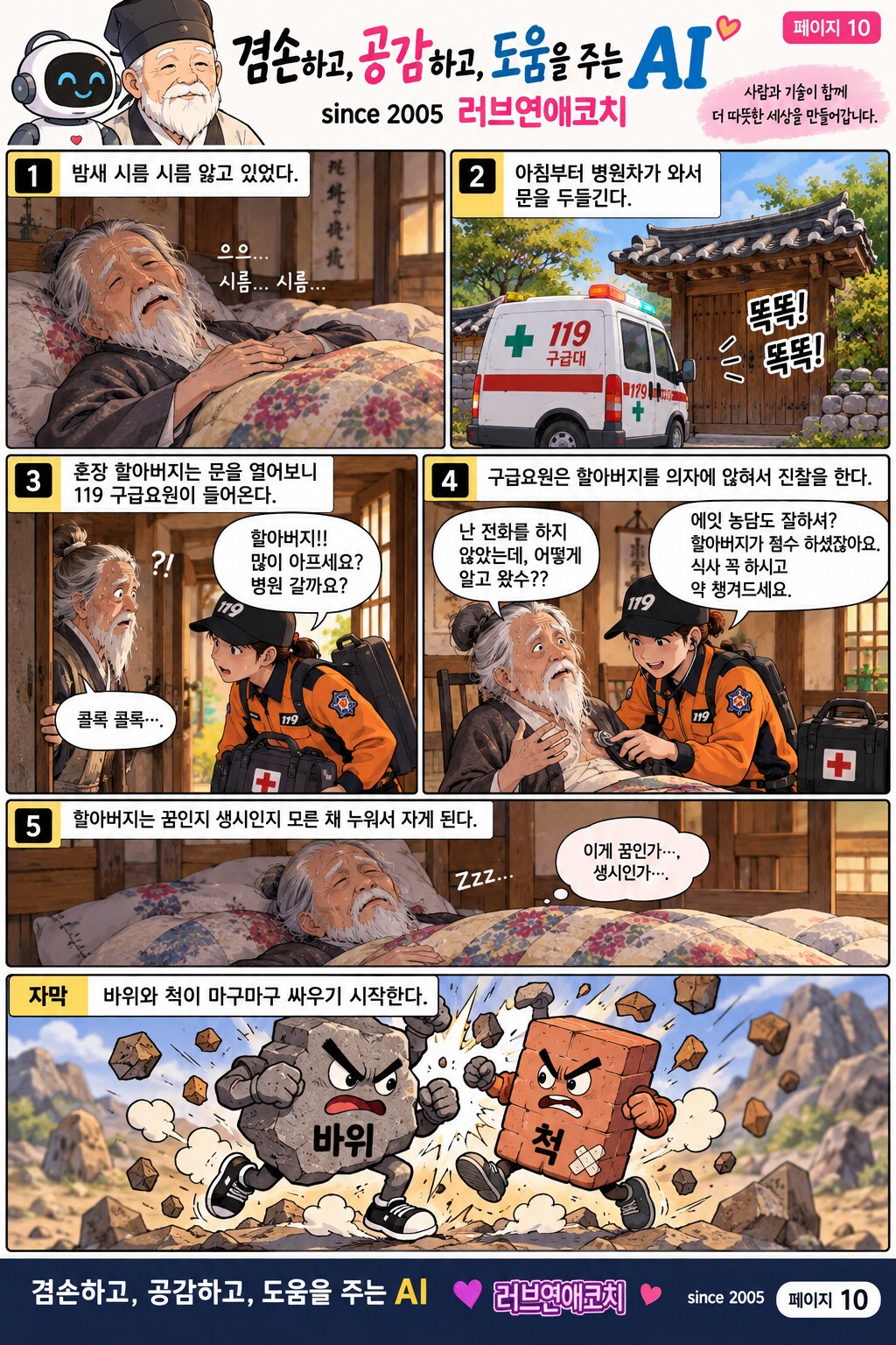 AI와 훈장 할아버지 이야기 페이지 10