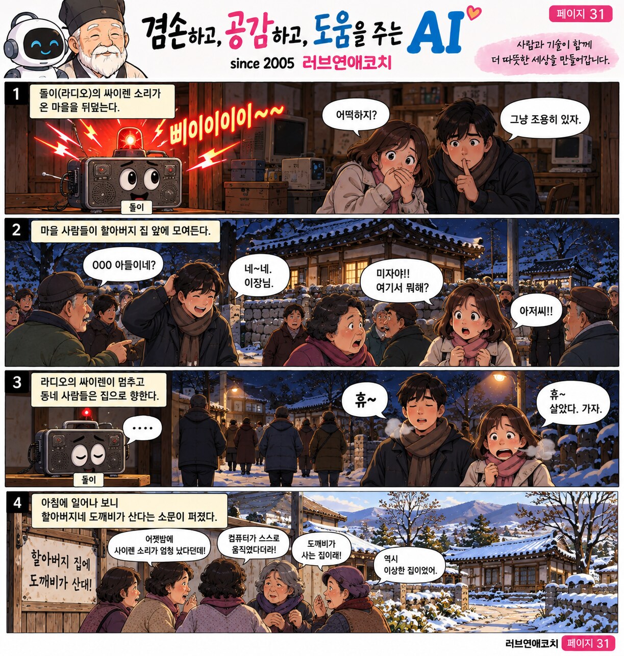 AI와 훈장 할아버지 이야기 페이지 31