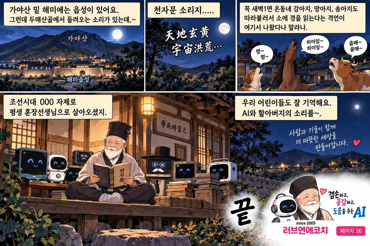 AI와 훈장 할아버지 이야기 페이지 36