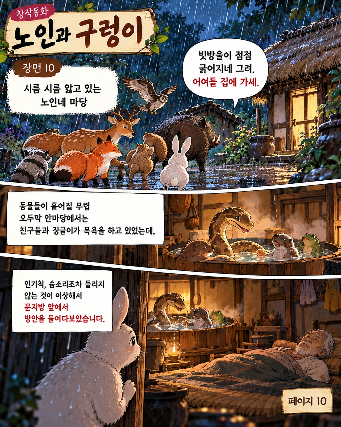 노인과 구렁이 페이지 10