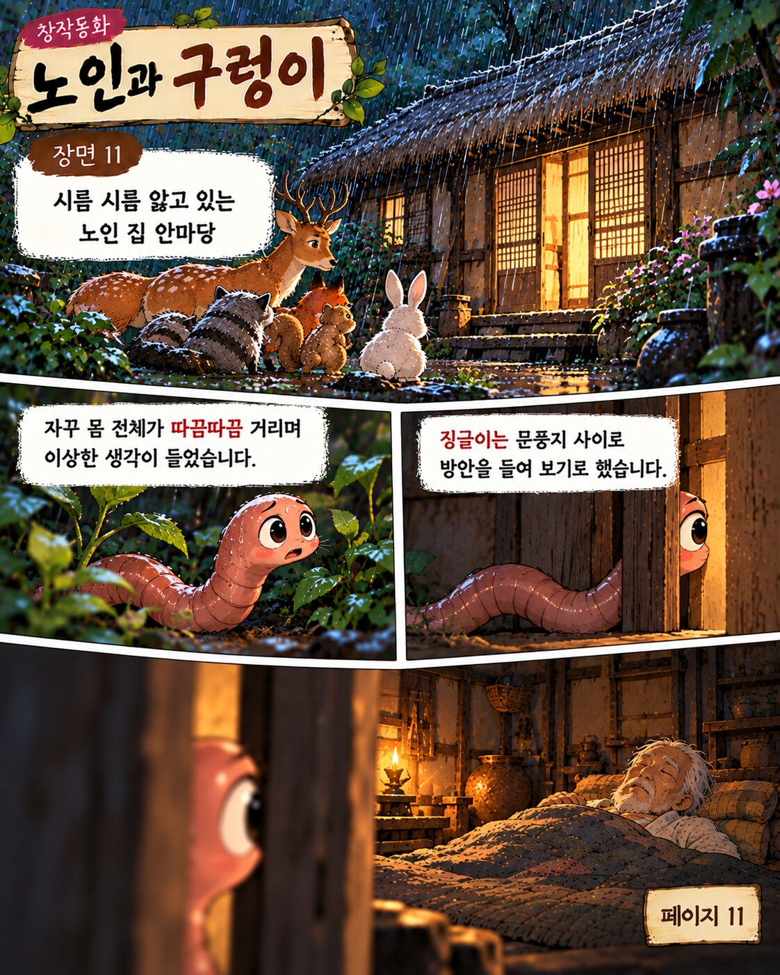 노인과 구렁이 페이지 11